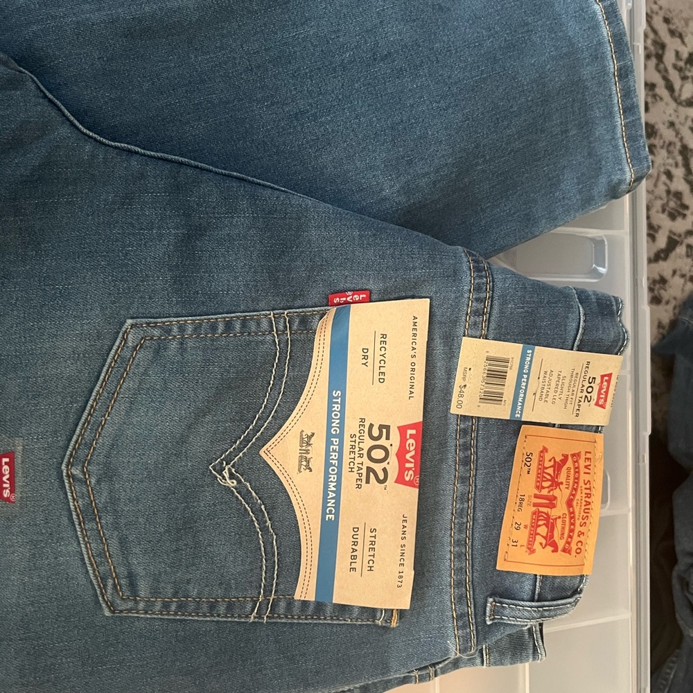 Levi's 502 Regular Taper Jeans in Light Blue